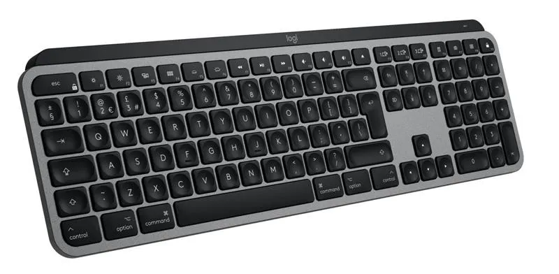 Клавiатура бездротова Logitech MX Keys S for Mac Space Grey (920-011637) - мініатюра 2