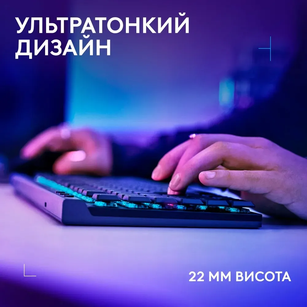 Клавiатура бездротова Logitech G515 Lightspeed TKL Black (920-012538) - мініатюра 3