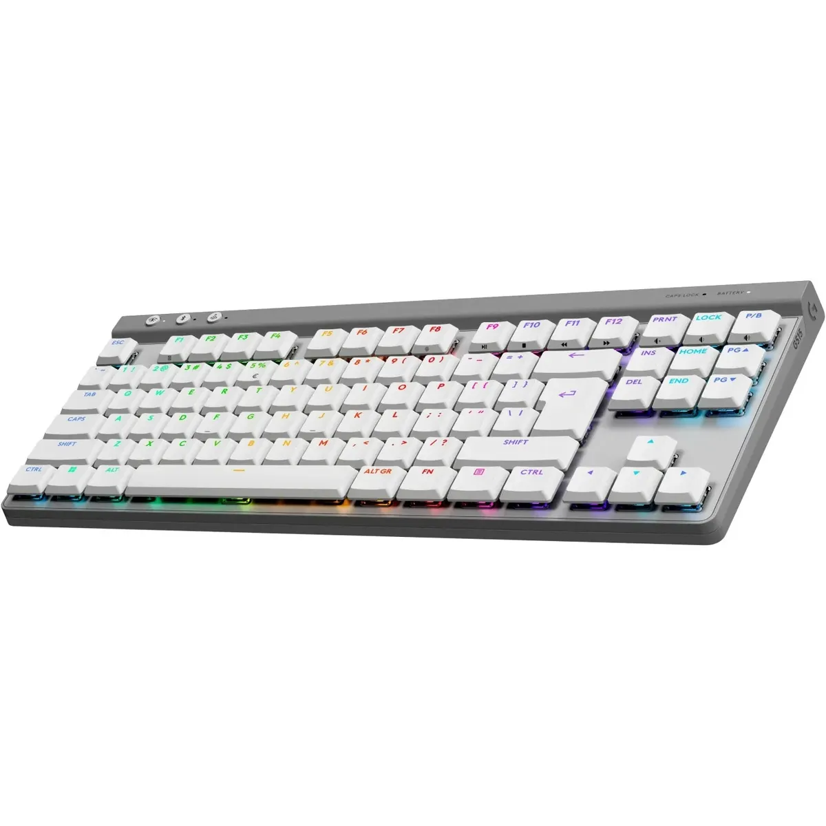 Клавiатура бездротова Logitech G515 Lightspeed TKL White (920-012539) - мініатюра 4