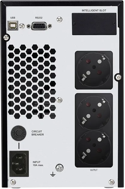 Джерело безперебійного живлення FSP Champ 1K, 1000VA/900W, LCD, USB, 3xSchuko - зображення 1