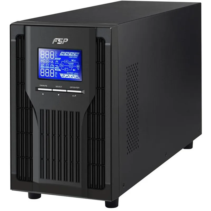 Джерело безперебійного живлення FSP Champ 1K, 1000VA/900W, LCD, USB, 3xSchuko - мініатюра 2
