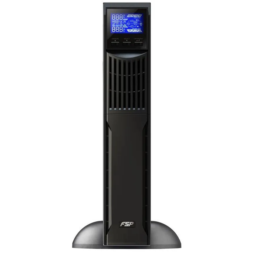 Джерело безперебійного живлення FSP Champ 2K RM, 2000VA/1800W, RT2U, LCD, USB - зображення 1