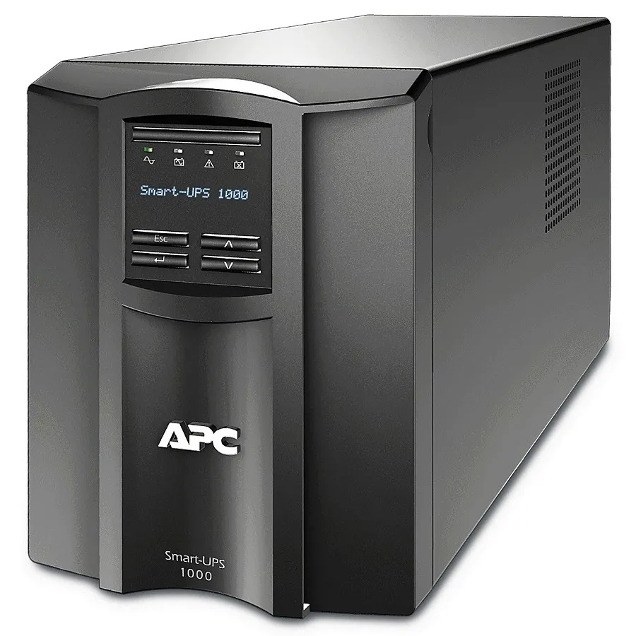 Джерело безперебійного живлення APC Smart-UPS 1000VA/700W, LCD, USB, SmartConnect (SMT1000IC) - зображення 1