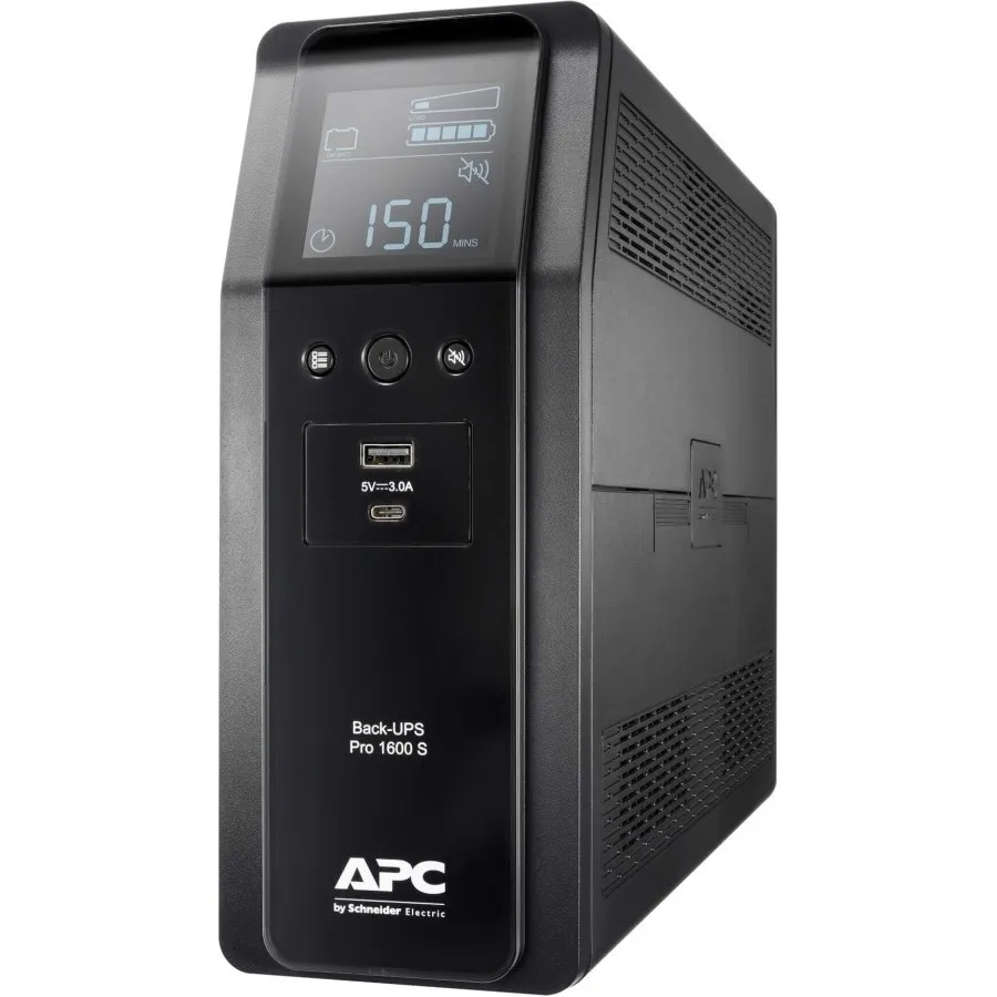 Джерело безперебійного живлення APC Back-UPS Pro S 1600VA/960W USB, 6+2 C13 (BR1600SI) - зображення 1