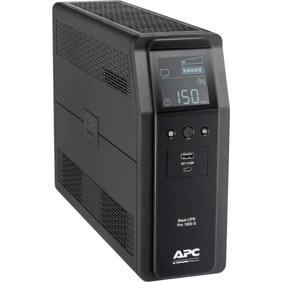 Джерело безперебійного живлення APC Back-UPS Pro S 1600VA/960W USB, 6+2 C13 (BR1600SI) - мініатюра 2