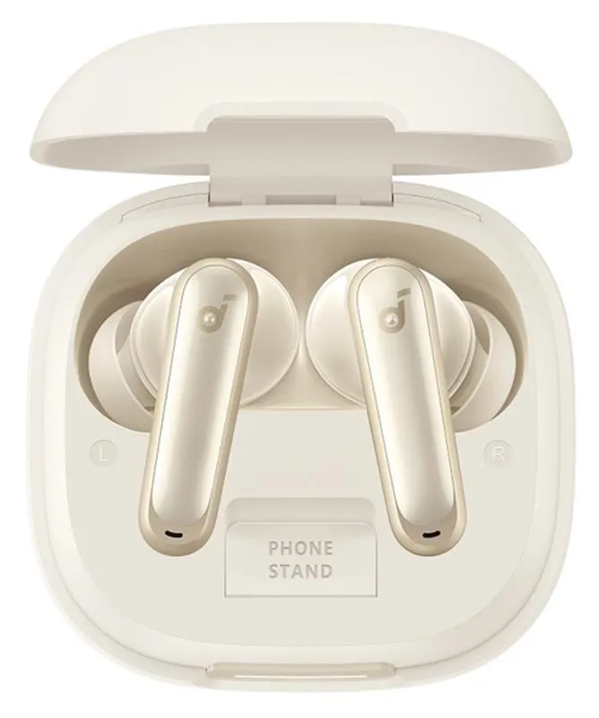 Bluetooth-гарнітура Anker SoundCore P40i Oat White (A3955G21) - мініатюра 5