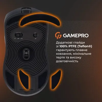 Мишка GamePro Genesis Ranker Wireless/Bluetooth/USB-C Black (GM012B) - мініатюра 7