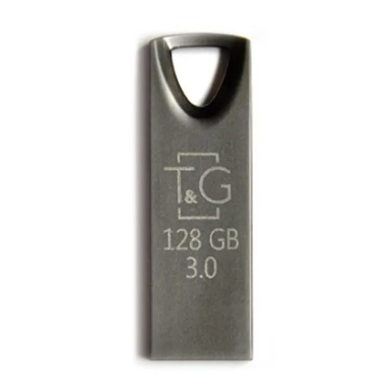 Флеш-накопичувач USB3.0 128GB T&G 117 Metal Series Black (TG117BK-128G3) - зображення 1
