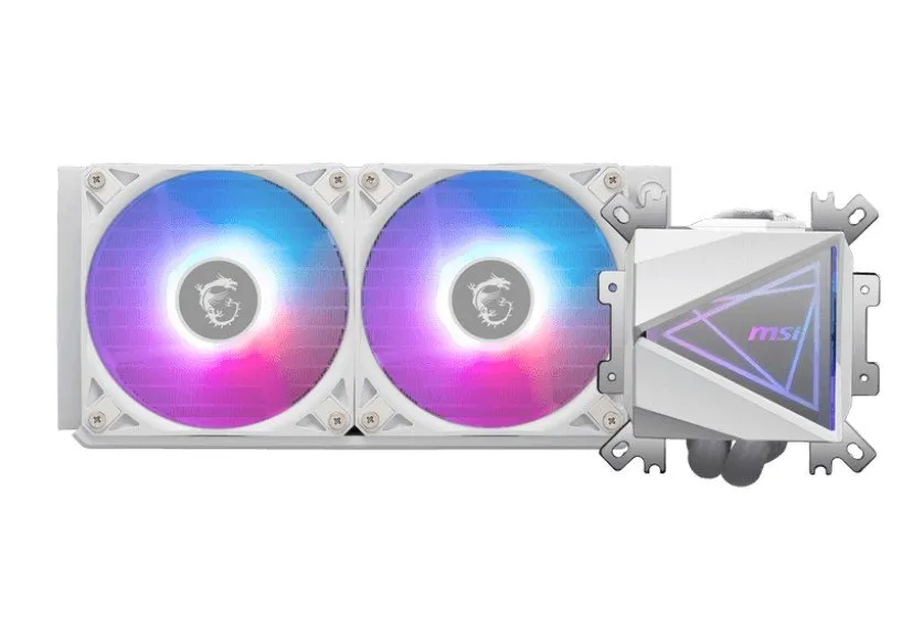 Система водяного охолодження MSI MAG CoreLiquid I240 White - мініатюра 2
