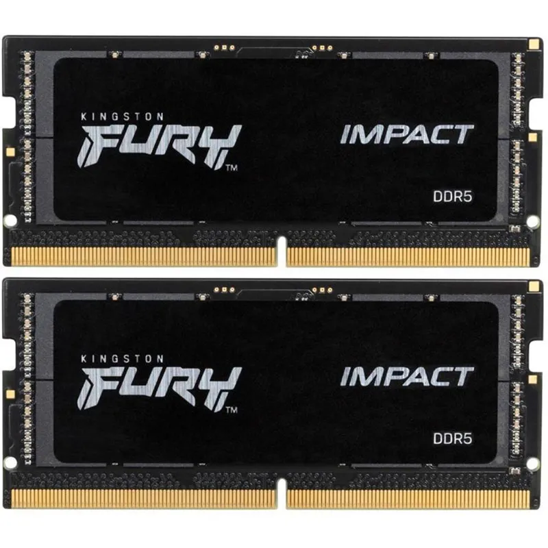 Модуль пам`ятi SO-DIMM DDR5 2x32GB/5600 Kingston Fury Impact (KF556S40IBK2-64) - мініатюра 5