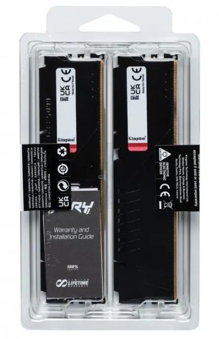 Модуль пам`яті DDR5 2x8GB/6000 Kingston Fury Beast Black (KF560C30BBEK2-16) - мініатюра 5