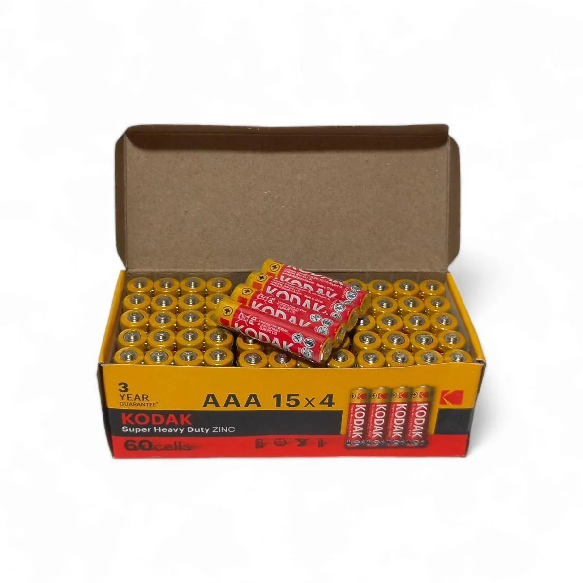 Батарейка Kodak Super Heavy Duty AAA/R3 60шт/уп - мініатюра 4