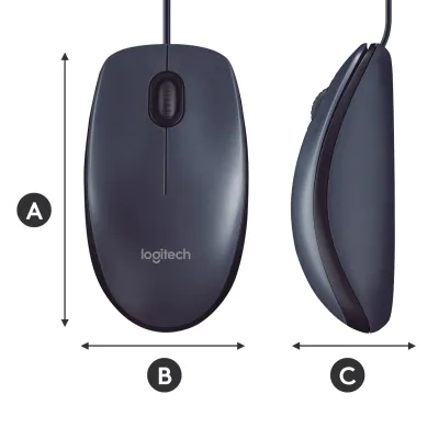 Мишка Logitech B100 Black (910-003357) - мініатюра 8