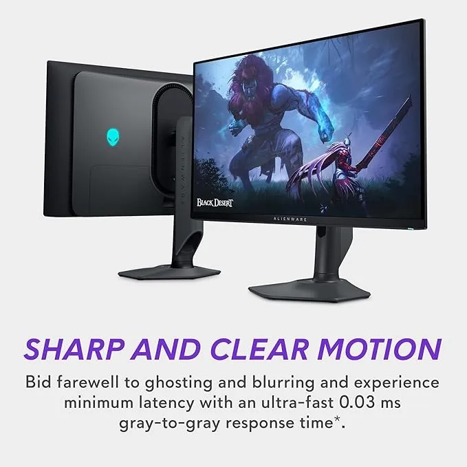 Монітор Dell 26.7" AW2725DF (210-BLHH) QD OLED Black 360Hz - мініатюра 12