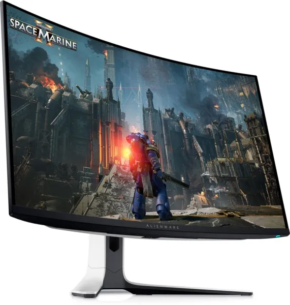 Монітор Dell 32" AW3225QF (210-BLLV) QD OLED Black/White 240Hz - зображення 1