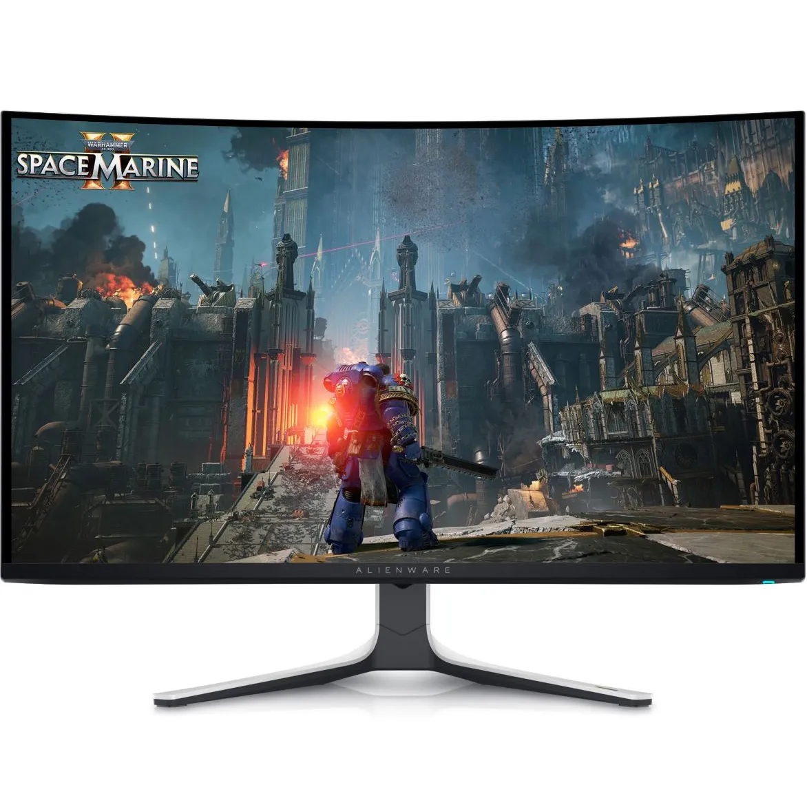 Монітор Dell 32" AW3225QF (210-BLLV) QD OLED Black/White 240Hz - мініатюра 13