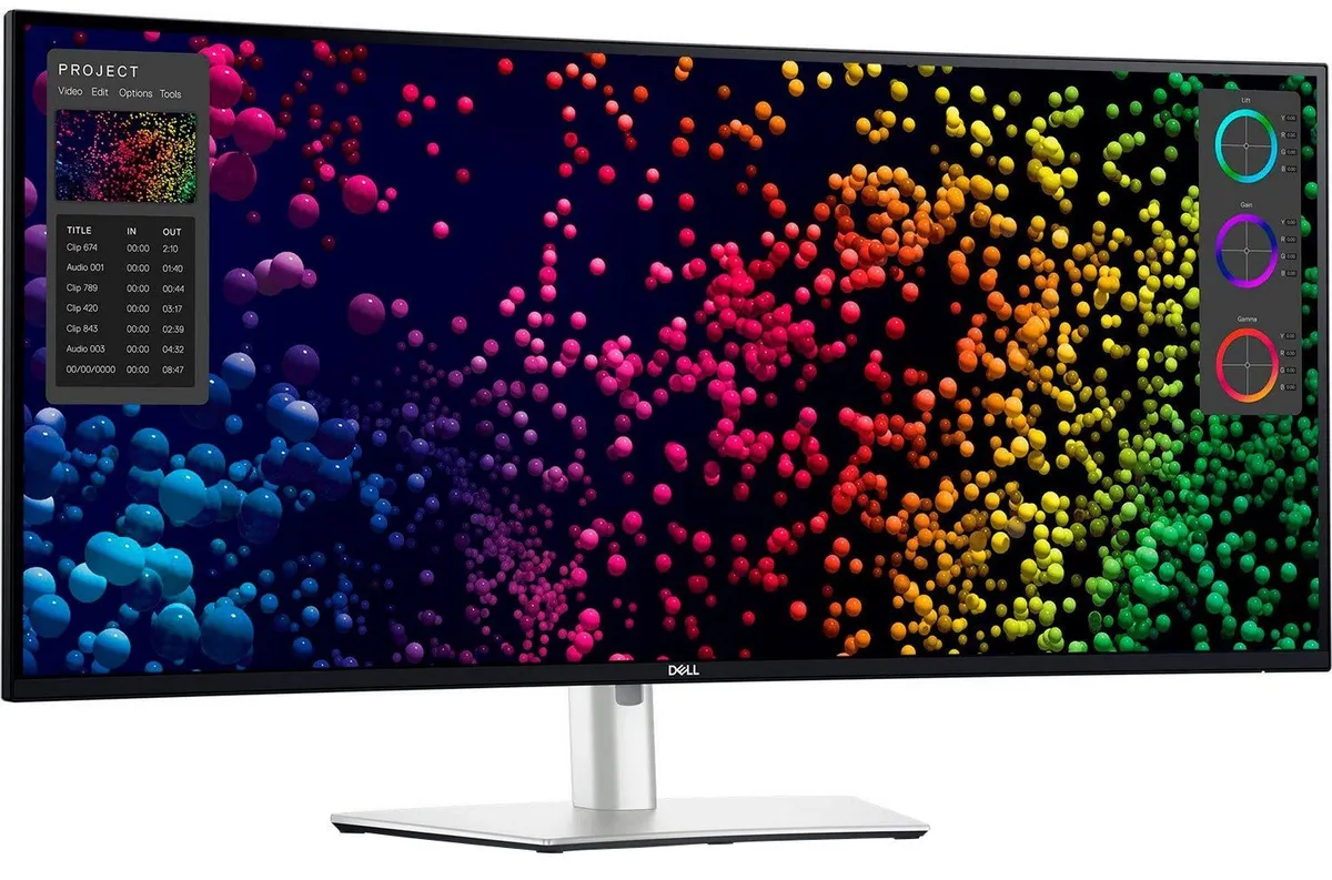 Монітор Dell 39.7" U4025QW (210-BMDV) IPS Black/White 120Hz - мініатюра 2