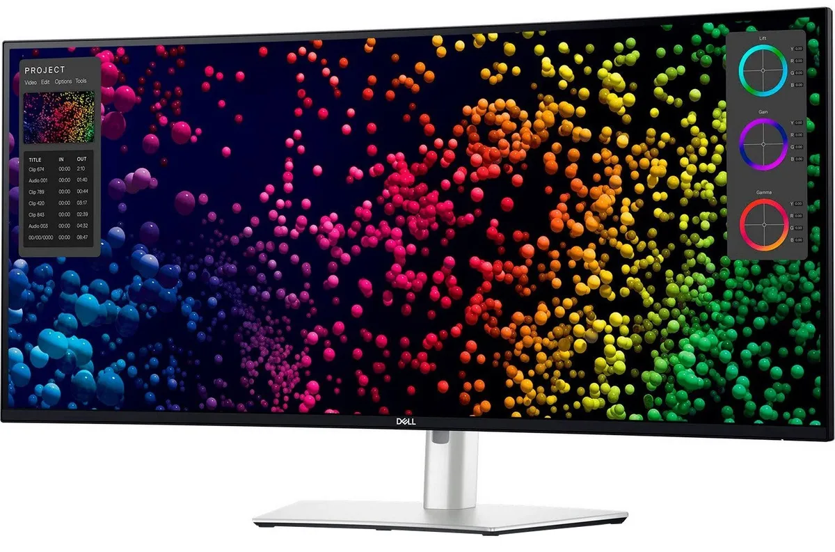 Монітор Dell 39.7" U4025QW (210-BMDV) IPS Black/White 120Hz - мініатюра 3