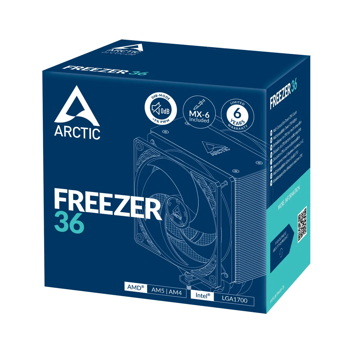 Кулер процесорний Arctic Freezer 36 (ACFRE00121A) - мініатюра 2