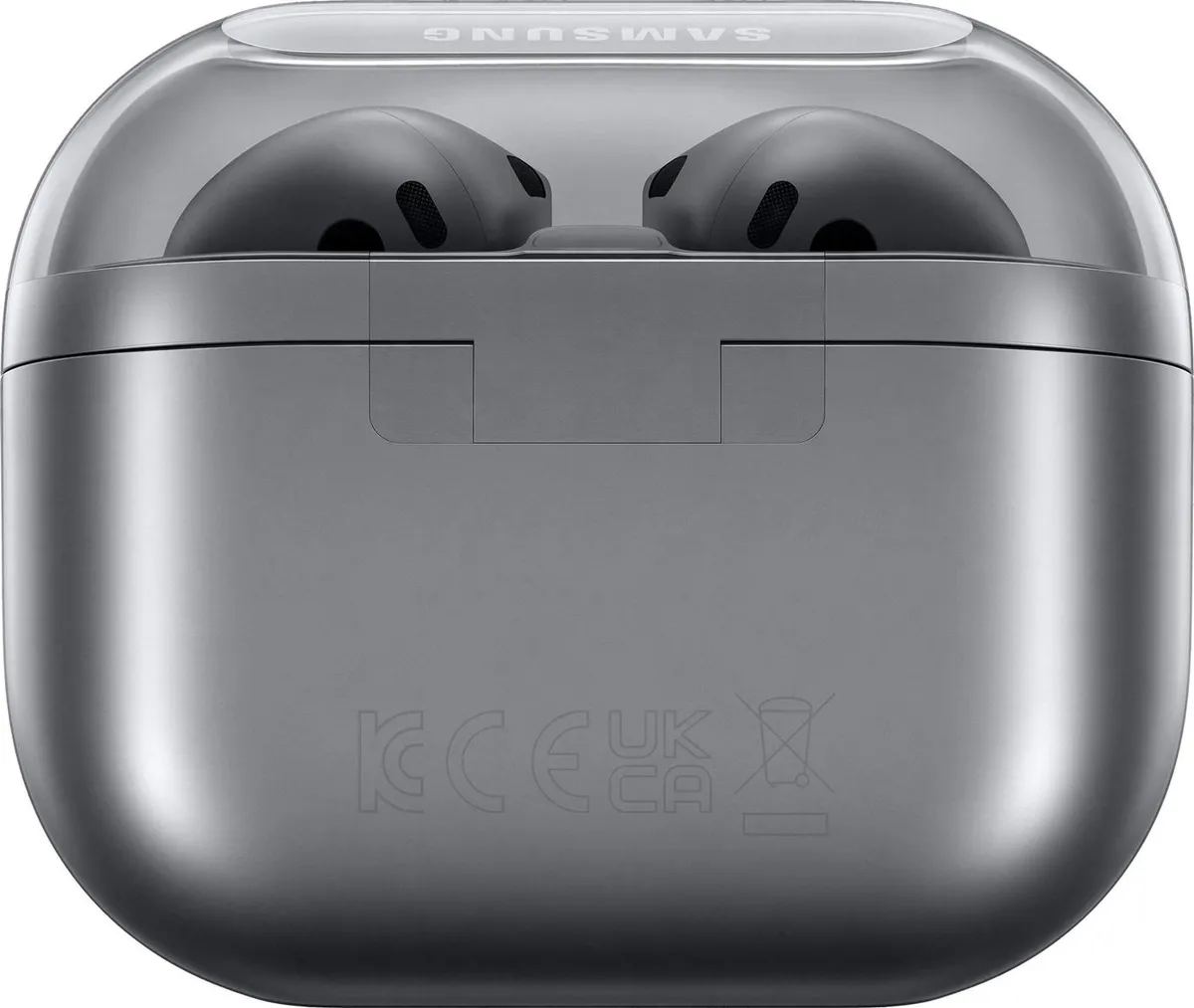 Bluetooth-гарнітура Samsung Galaxy Buds3 Silver (SM-R530NZAASEK) - мініатюра 4