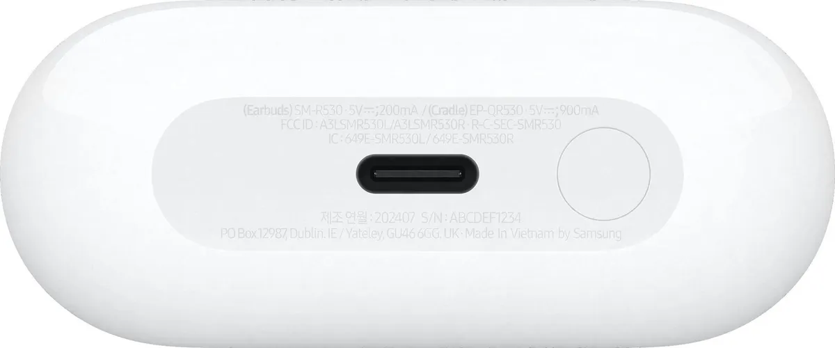 Bluetooth-гарнітура Samsung Galaxy Buds3 White (SM-R530NZWASEK) - мініатюра 8