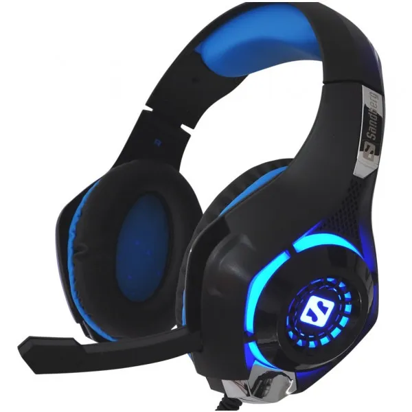 Гарнітура Sandberg Twister Headset Led Black/Blue (125-79) - зображення 1