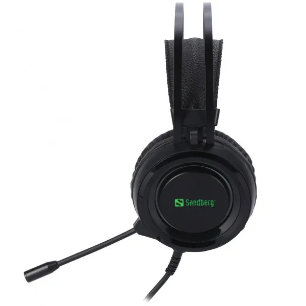 Гарнітура Sandberg Dominator Headset RGB Black (126-22) - мініатюра 2