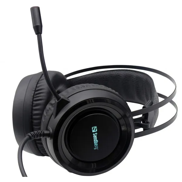 Гарнітура Sandberg Dominator Headset RGB Black (126-22) - мініатюра 3