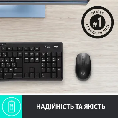 Мишка Logitech M190 Charcoal (910-005905) - мініатюра 4
