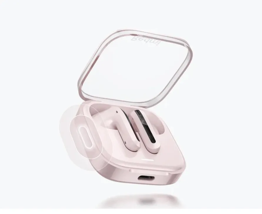 Bluetooth-гарнітура Xiaomi Redmi Buds 6 Active Transparent Pink (BHR8395GL) - мініатюра 7