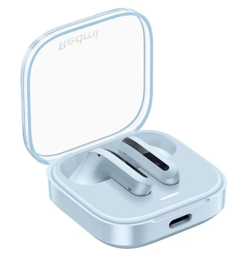 Bluetooth-гарнітура Xiaomi Redmi Buds 6 Active Transparent Blue (BHR8394GL) - мініатюра 2