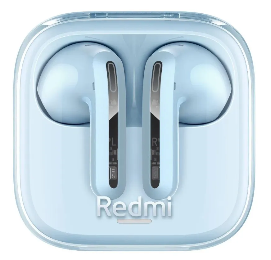 Bluetooth-гарнітура Xiaomi Redmi Buds 6 Active Transparent Blue (BHR8394GL) - мініатюра 5