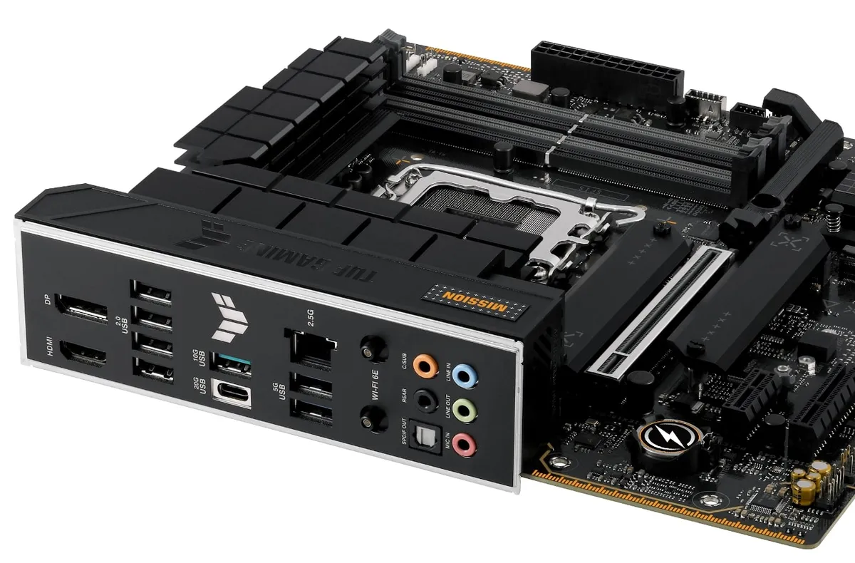 Материнська плата Asus TUF Gaming B760M-Plus WiFi II Socket 1700 - мініатюра 3