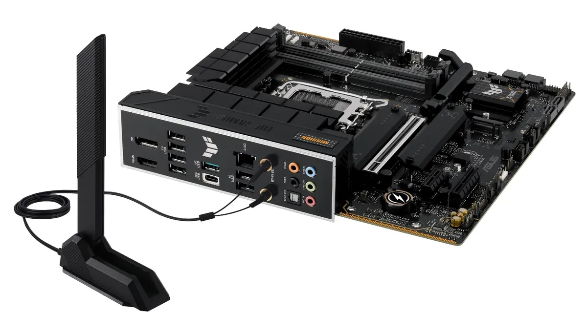 Материнська плата Asus TUF Gaming B760M-Plus WiFi II Socket 1700 - мініатюра 4