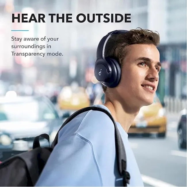 Bluetooth-гарнітура Anker SoundCore Q20i Blue (A3004G31) - мініатюра 11