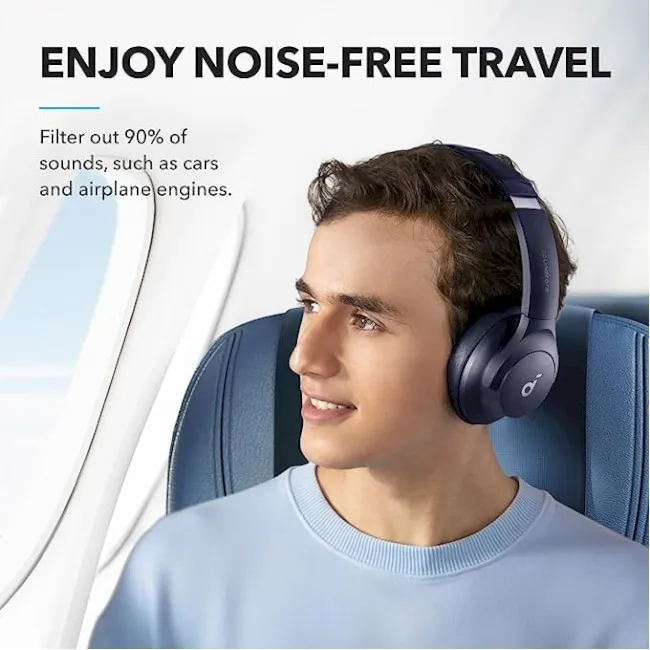 Bluetooth-гарнітура Anker SoundCore Q20i Blue (A3004G31) - мініатюра 6