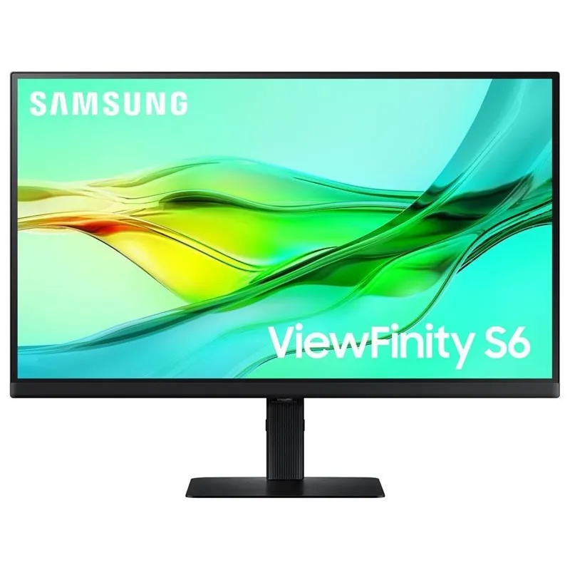 Монітор Samsung 27" ViewFinity S6 (LS27D604UAIXCI) IPS Black - зображення 1