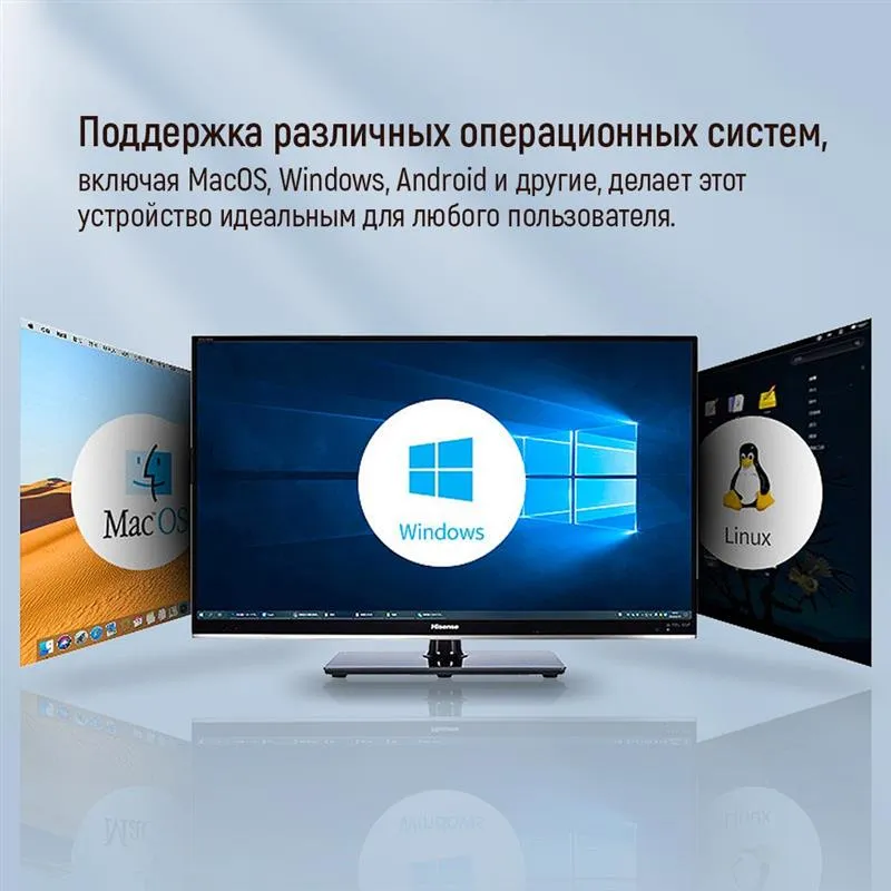 Док-станція СolorWay USB-C 6-в-1 Type C PD 100W/USB3.0х3/USB2.0/RJ45 (CW-HUB03) - мініатюра 19