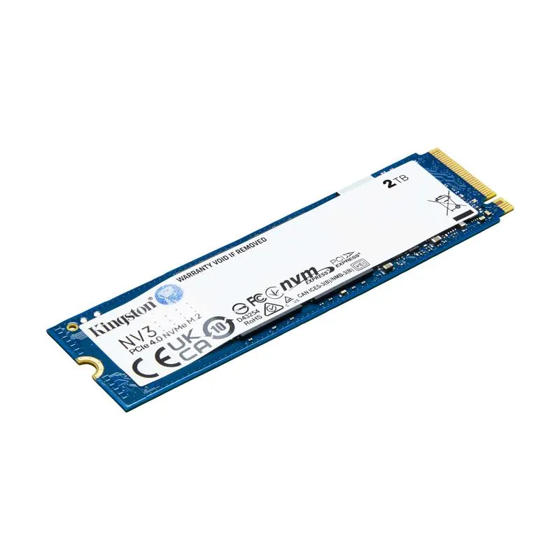 Накопичувач SSD 2TB M.2 NVMe Kingston NV3 M.2 2280 PCIe Gen4.0 x4 (SNV3S/2000G) - мініатюра 2