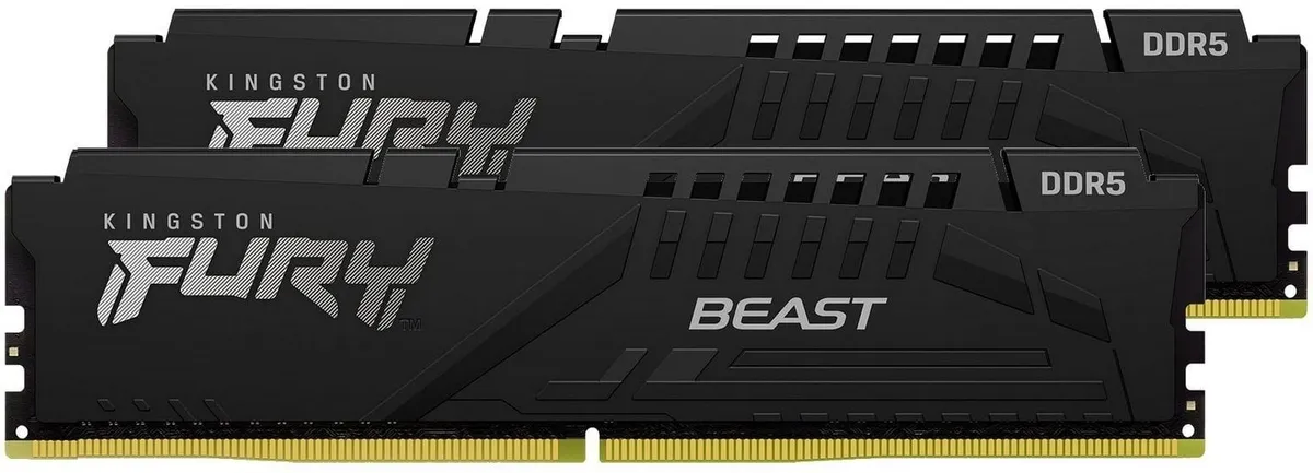 Модуль пам`яті DDR5  2x16GB/6000 Kingston Fury Beast Black (KF560C36BBE2K2-32) - мініатюра 6