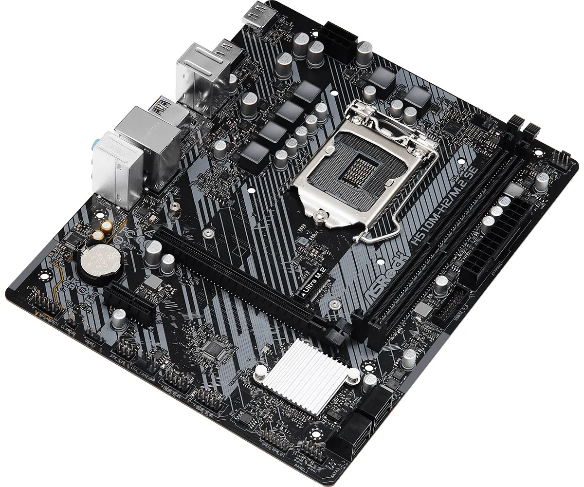 Материнська плата ASRock H510M-H2/M.2 SE Socket 1200 - мініатюра 2
