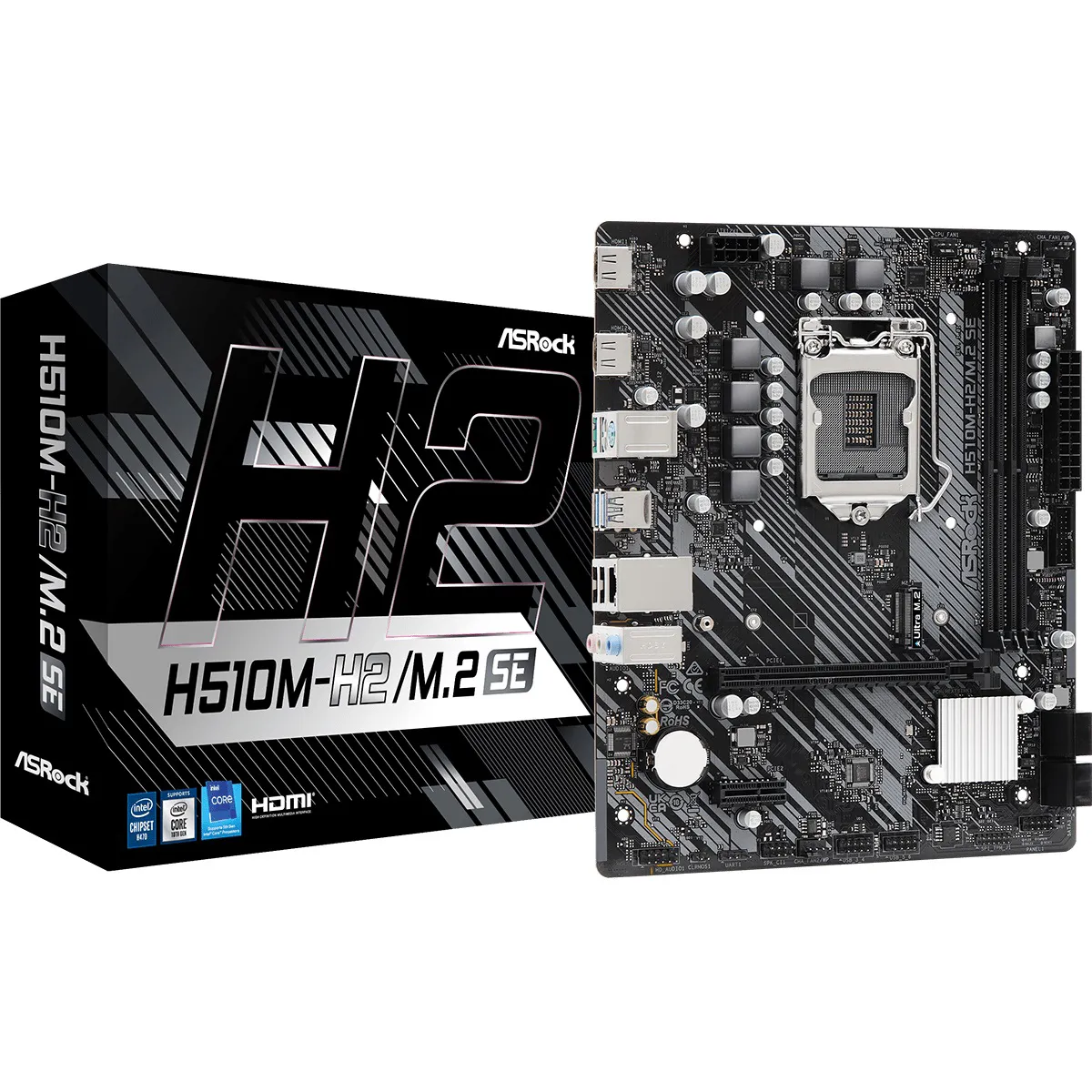 Материнська плата ASRock H510M-H2/M.2 SE Socket 1200 - мініатюра 5