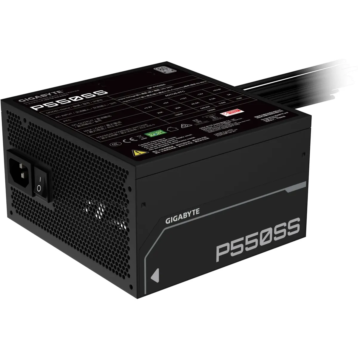Блок живлення Gigabyte 550W GP-P550SS - мініатюра 8