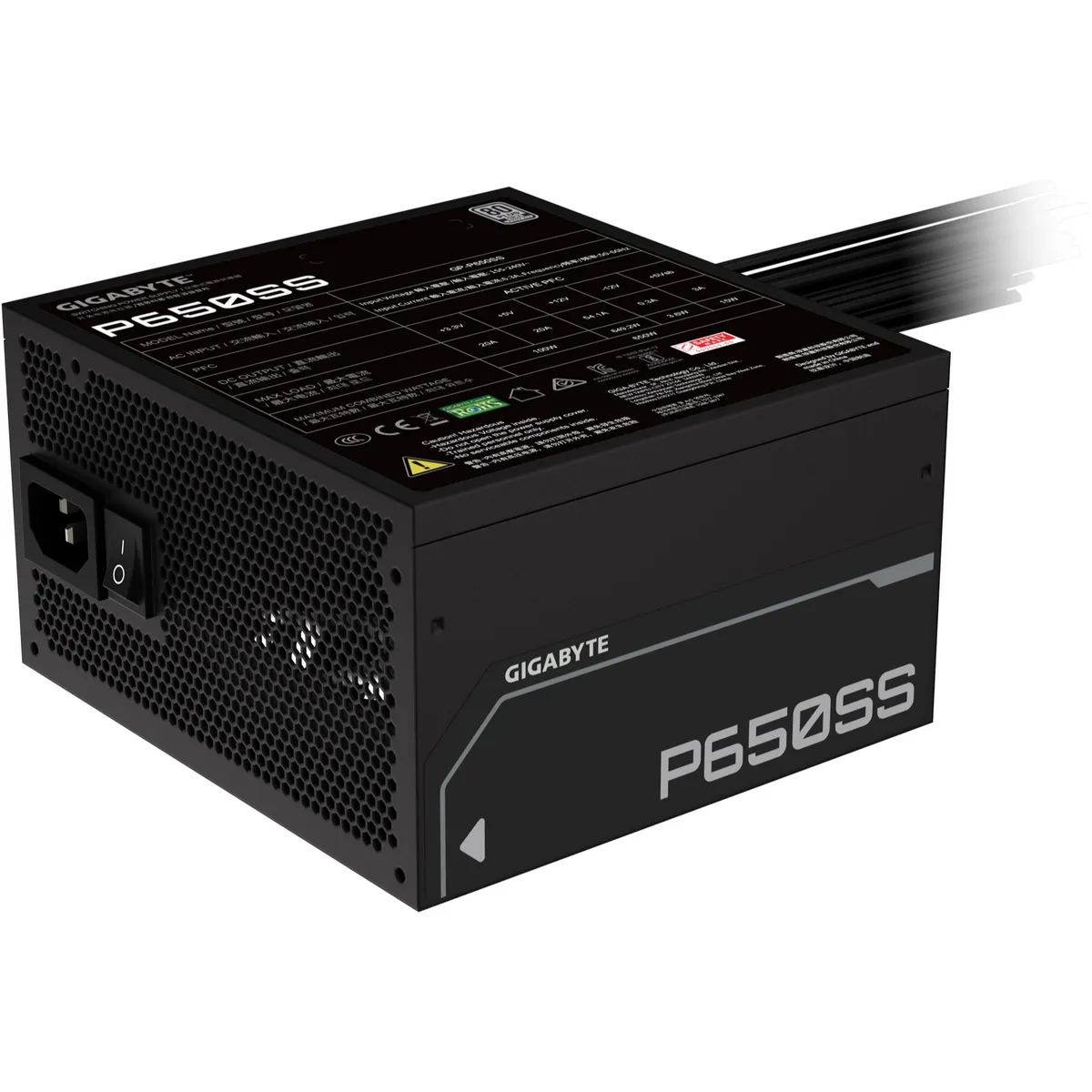 Блок живлення Gigabyte 650W GP-P650SS - мініатюра 10