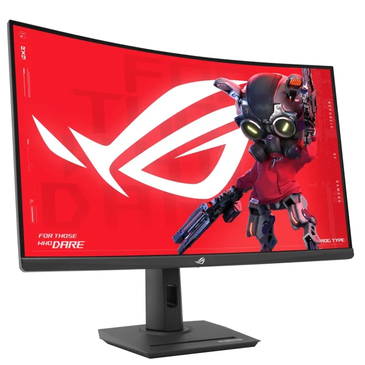 Монiтор Asus 31.5" ROG Strix XG32WCMS (90LM09X0-B01970) Fast VA Black 280Hz Curved - зображення 1