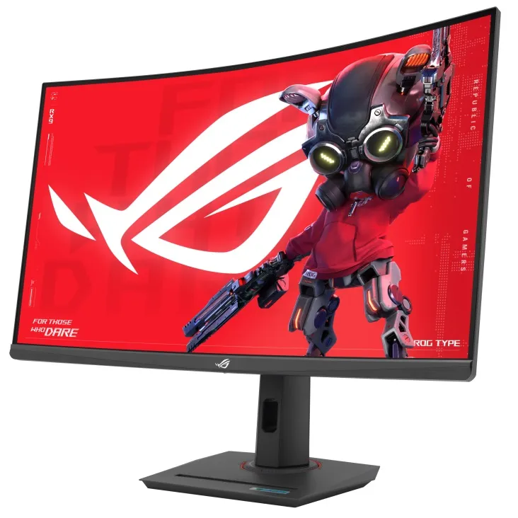 Монiтор Asus 31.5" ROG Strix XG32WCMS (90LM09X0-B01970) Fast VA Black 280Hz Curved - мініатюра 2