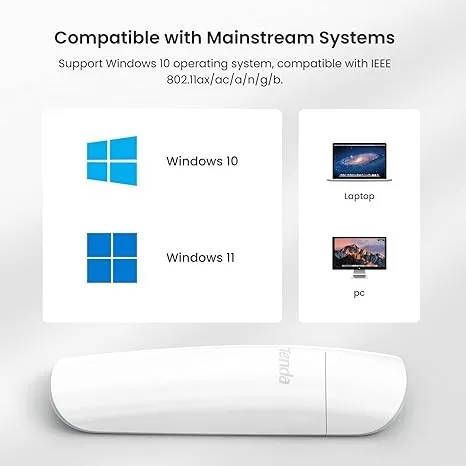 Бездротовий адаптер Tenda U18 (AX1800) - зображення 1