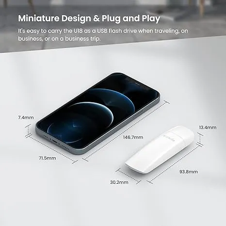 Бездротовий адаптер Tenda U18 (AX1800) - мініатюра 5