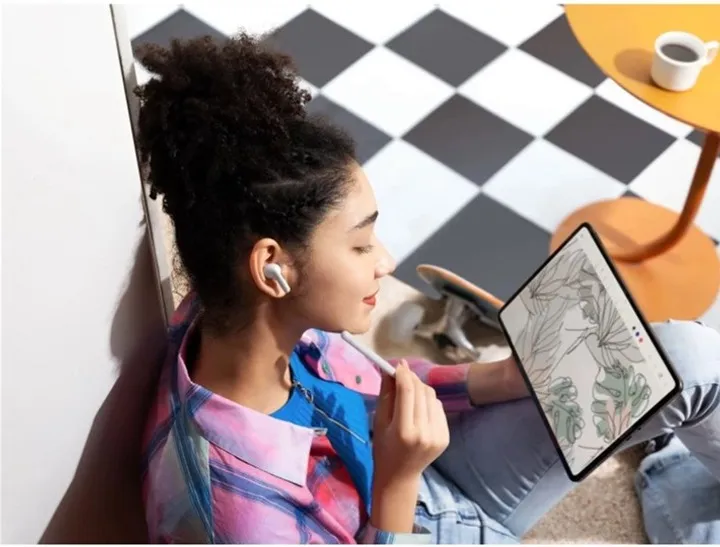 Bluetooth-гарнітура Xiaomi Redmi Buds 6 Lite White (BHR8655GL) - мініатюра 7