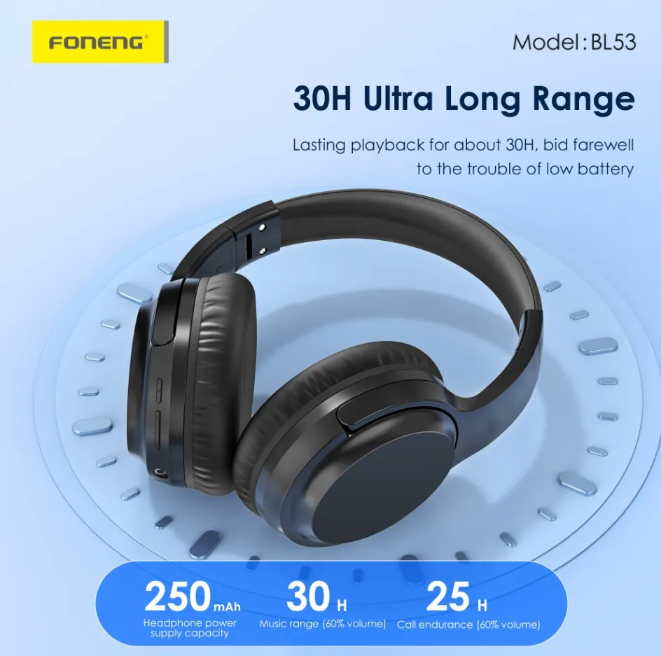 Навушники Foneng Neckband Sport (BL53-BL) - мініатюра 4